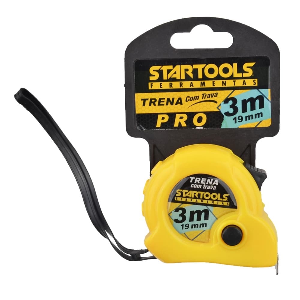 Trena Métrica 3 Metros com Trava Startools