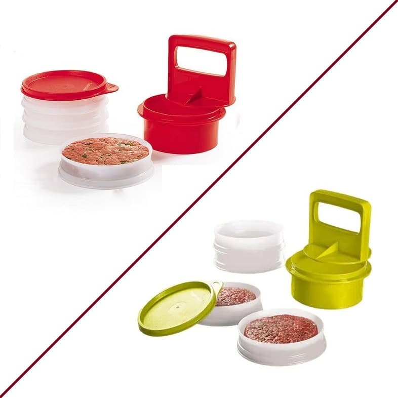 Burguer Express Tupperware Completo Prensador Hambúrguer