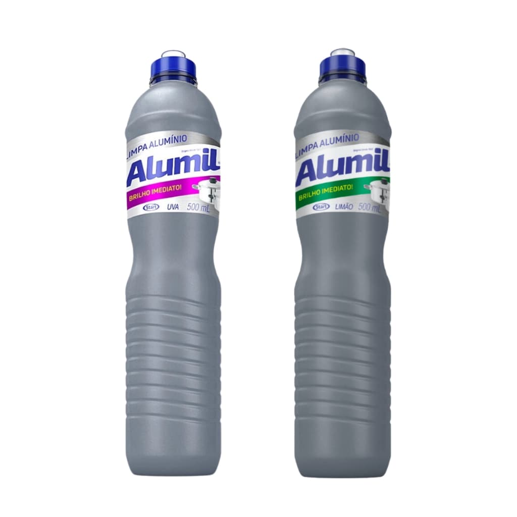Limpa Alumínio Brilha Alumil 500ml Brilho Imediato Start