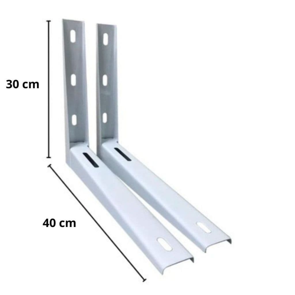 Suporte Ar Condicionado Split Plástico 7.000 A 12.000 Btus Branco 40Cm