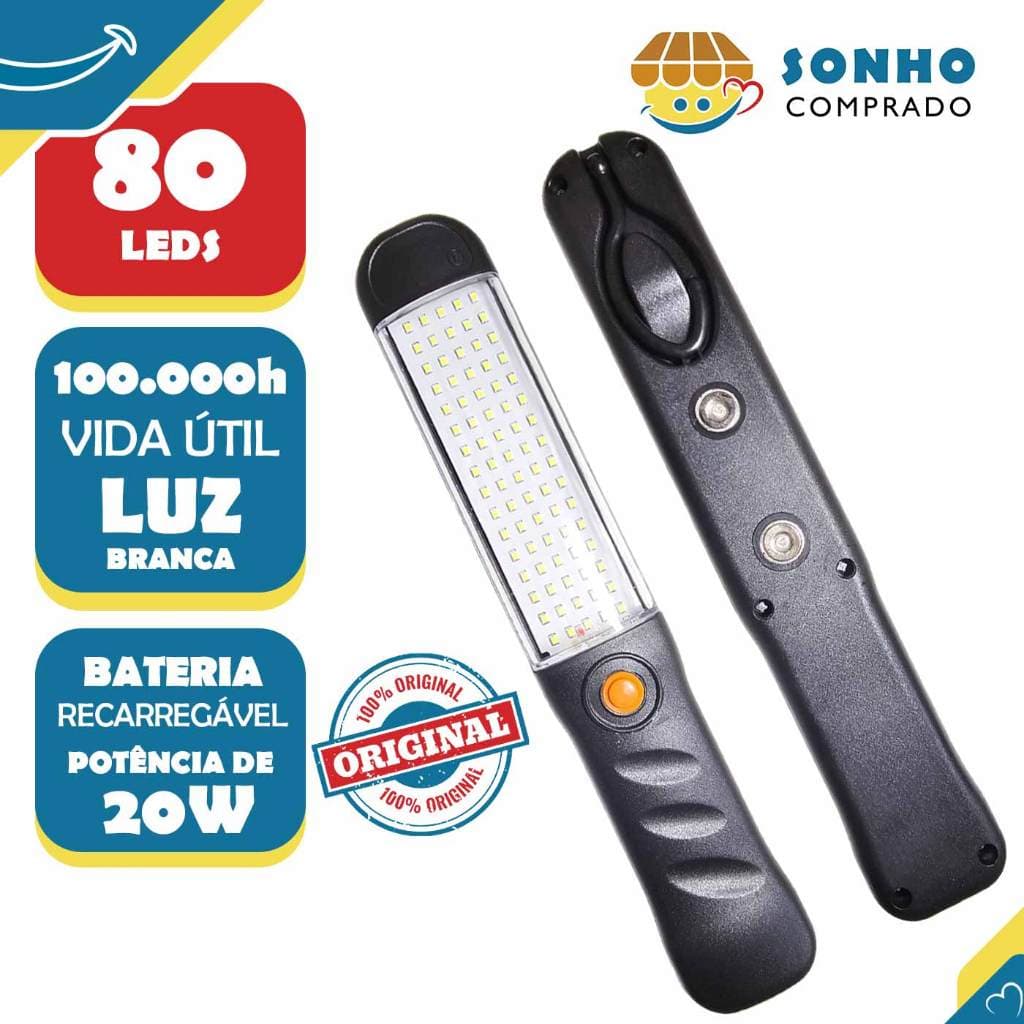 Pendente de LED 20W c/ bateria recarregável 074151 InterNEED