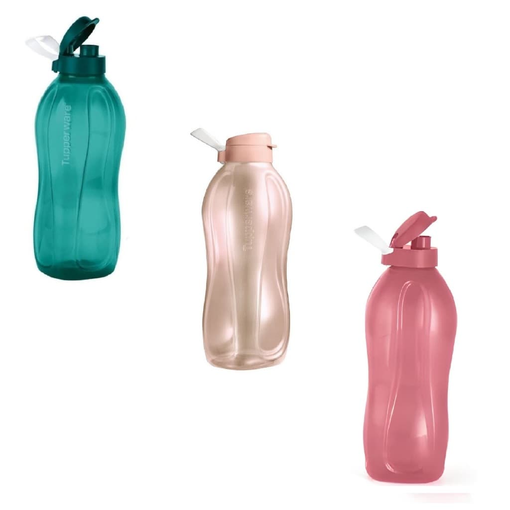 Eco Tupper Garrafa Plus 2 Litros Flip Top Tupperware Garrafa de Água Suco