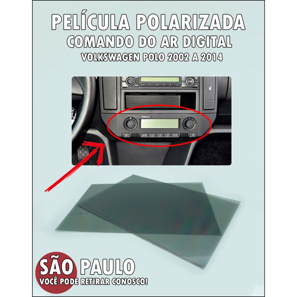 Película Polarizada Comando Ar Digital Polo 2002 A 2014