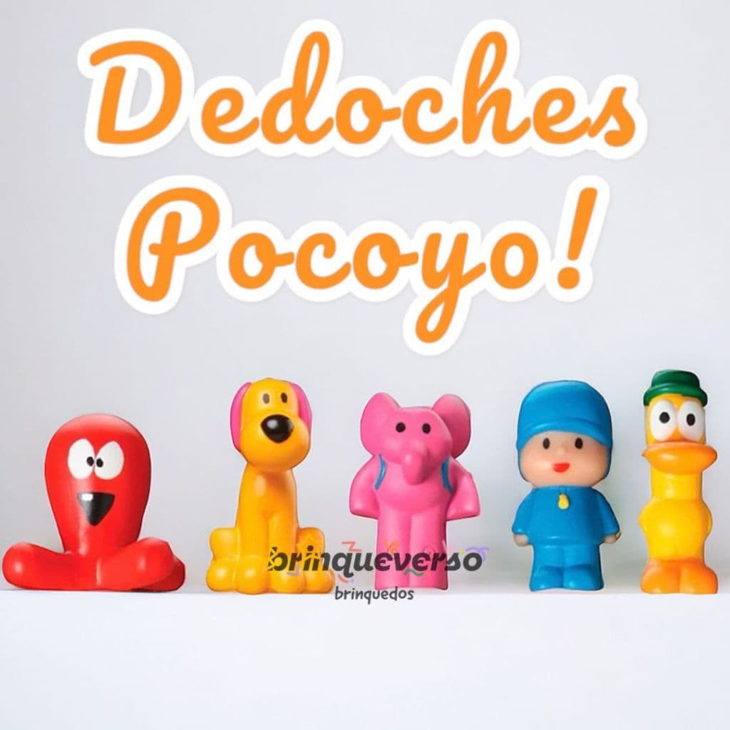 Turma do Pocoyo. 5 UN Dedoches Turma do Pocoyo Sem Repetição de Personagens.