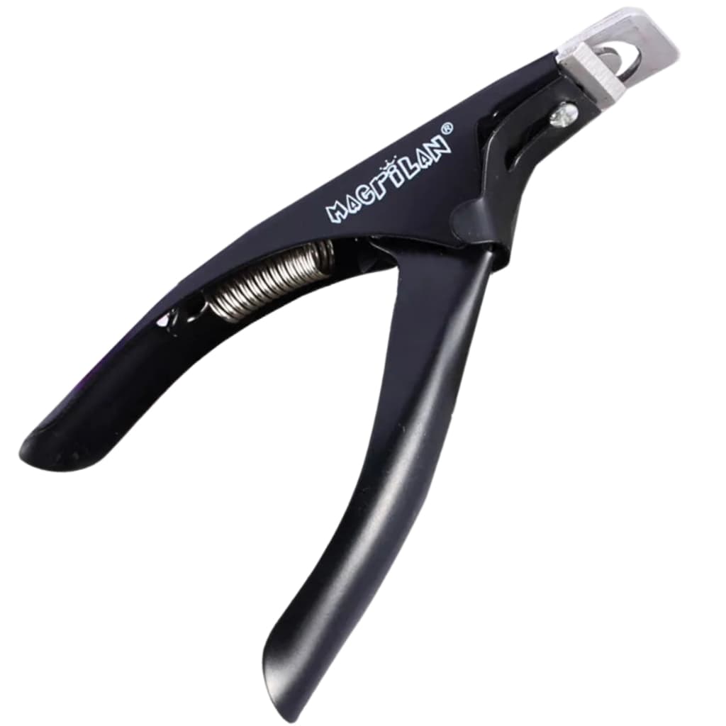 01 Alicate Cortador De Unhas Postiças E Naturais Profissional Inox UP1-0 Macrilan