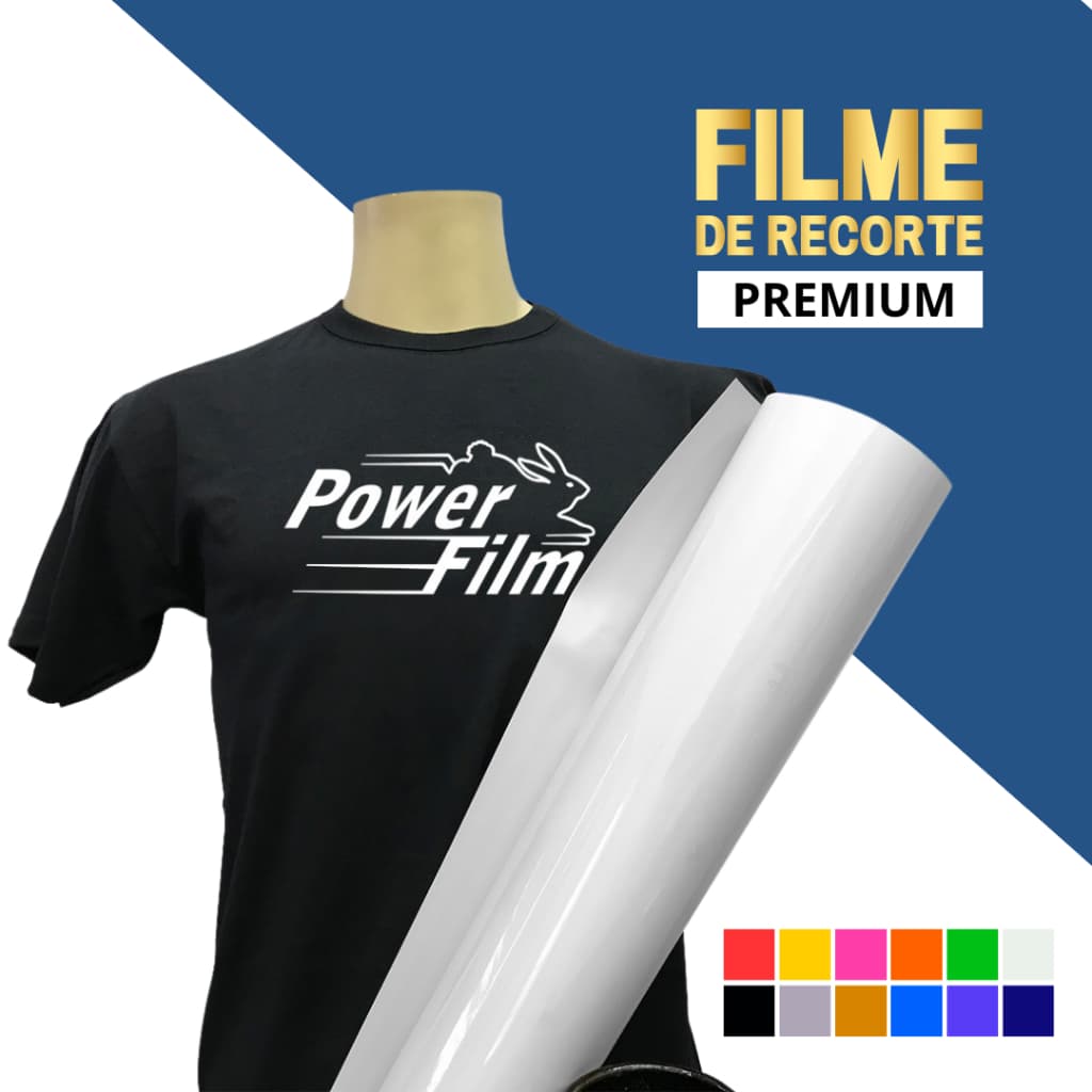 Power Film Premium - Bobina - Todas as Cores - Filme de Recorte
