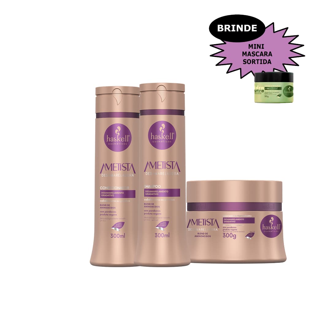 Ametista Haskell Kit Shamp+cond+masc 300ml