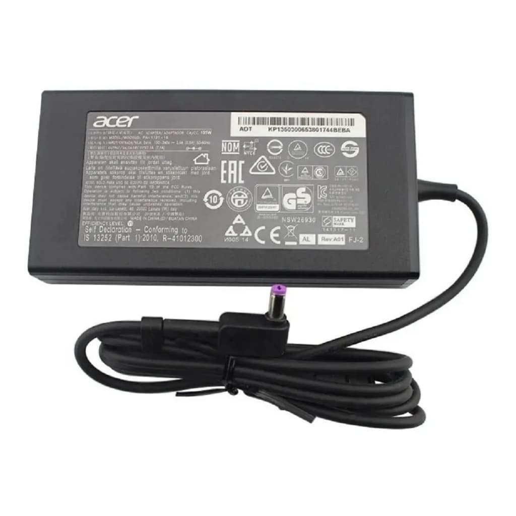 Fonte Carregador Para Note Acer 19v 7,1a 135w Adp-135nb