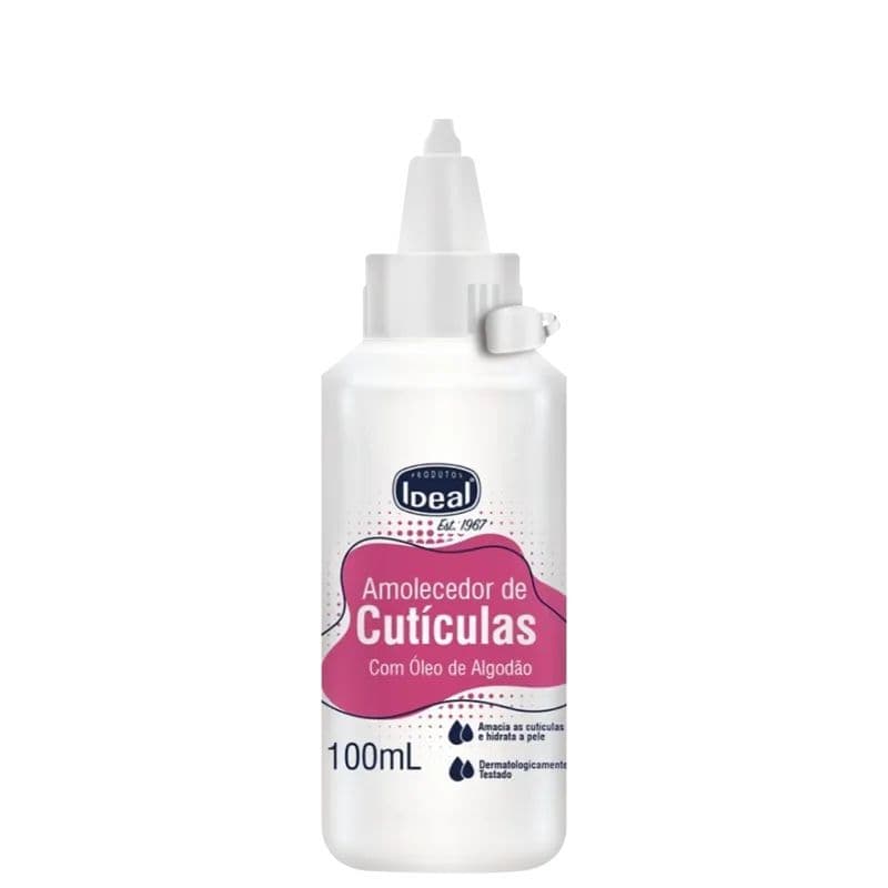 Amolecedor de Cutículas Ideal com Óleo de Algodão - 100ml
