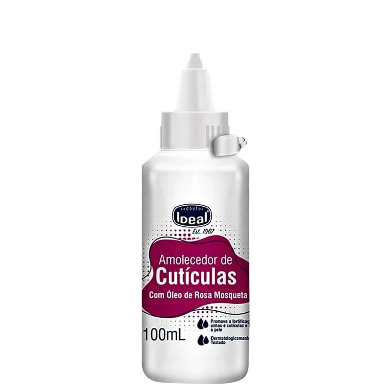 Amolecedor de Cutículas Ideal com Óleo de Rosa Mosqueta - 100ml