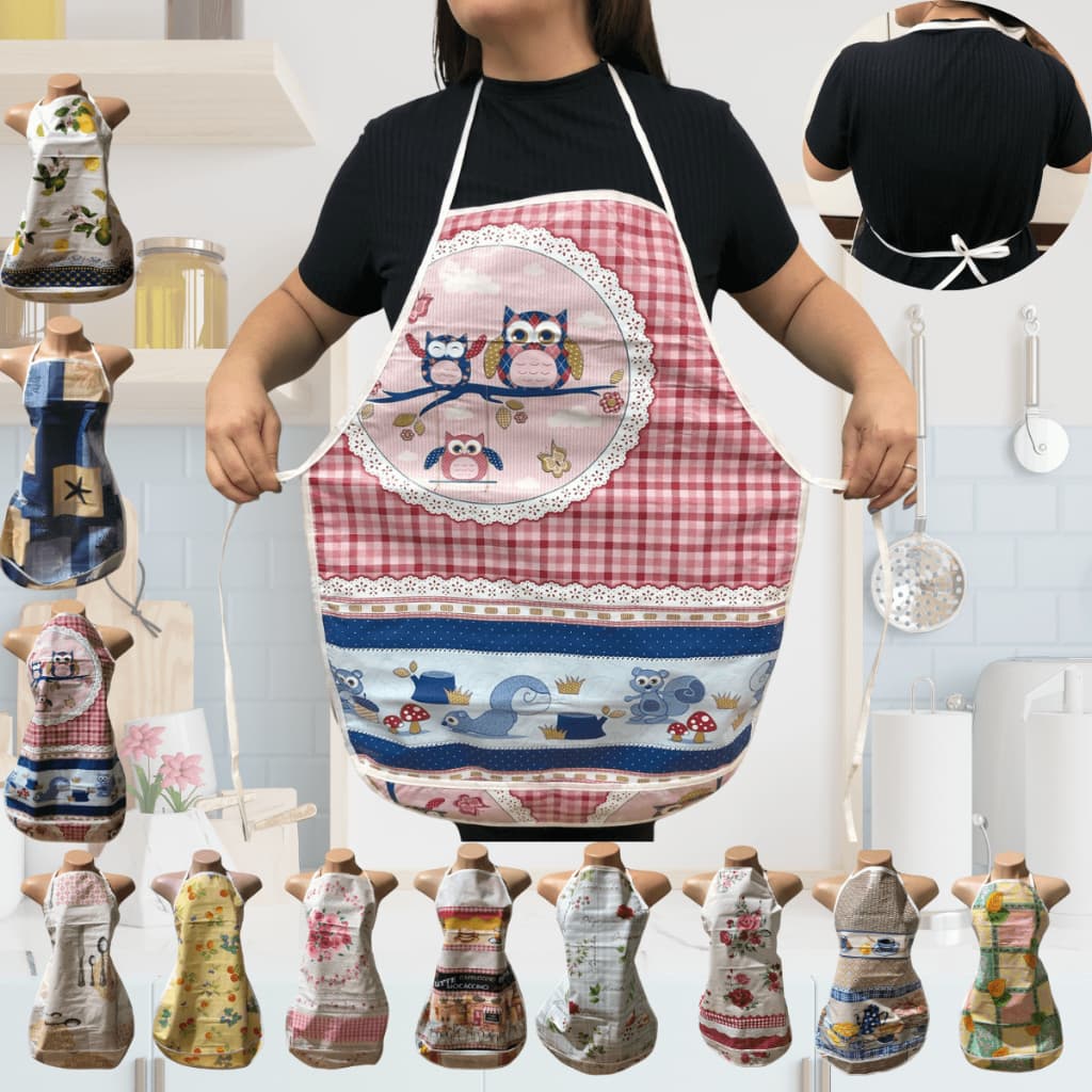 Avental de Cozinha Térmico Lavanderia Estampado Impermeável