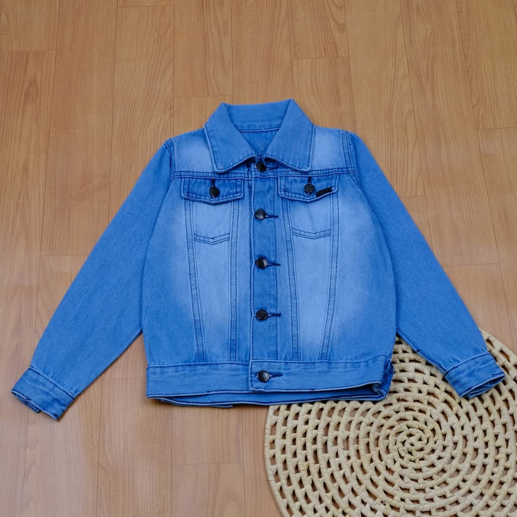 Jaqueta jeans infantil feminino produto importado modelo novo coleção inverno
