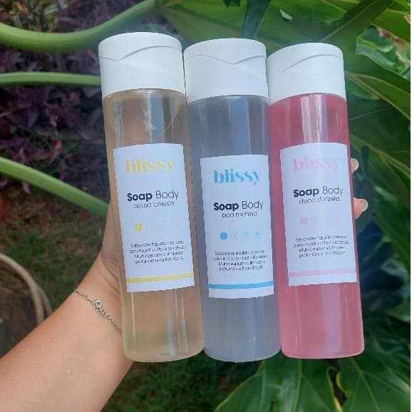 Sabonete liquido corporal perfumado espuma macia e pele perfumada super espumante 250ml