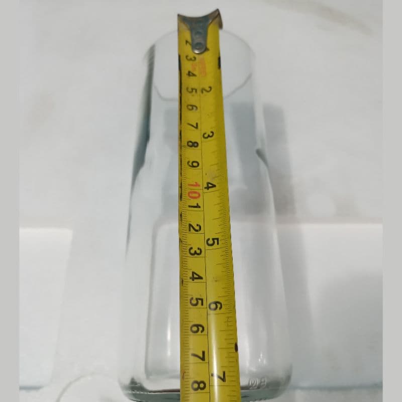 3 Vaso de vidro Decorativo 18 Lapidado a Mão Artesanal