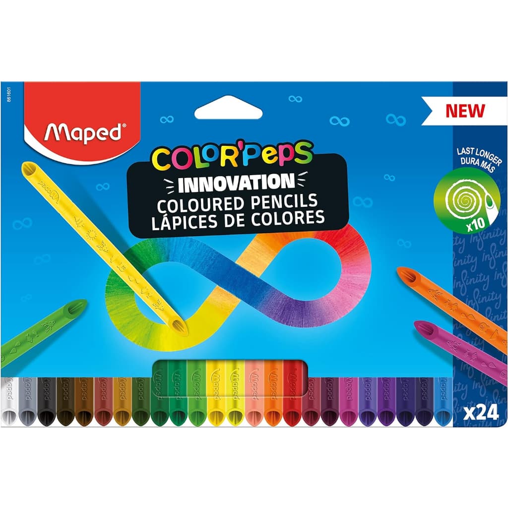 Lápis De Cor Color peps Infinity 24 Cores - Maped