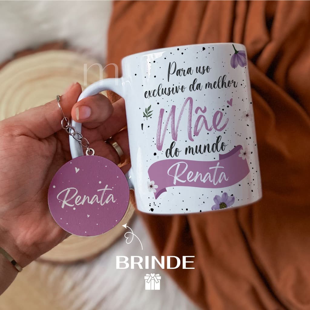 caneca personalizada melhor mãe, caneca e chaveiro , presente criativo mãe