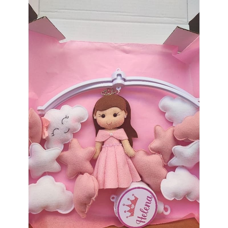 MOBILE PARA BERCO ENFEITE DE BERCO PRINCESA