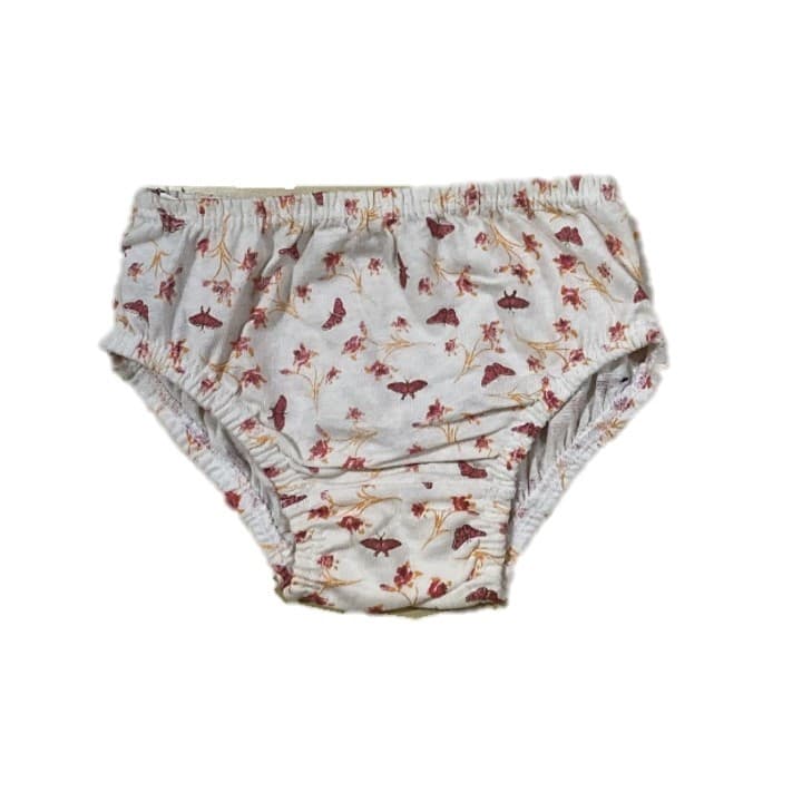 Kit de Calcinhas Femininas Infantis, 6 Peças, Estampas Sortidas, Tamanho P/M/G/GG, Algodão