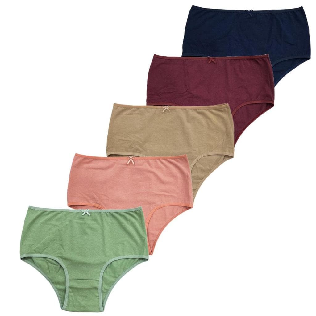 Kit 5 Calçolas em Cotton Algodão Básica Confortável