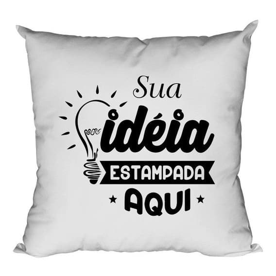 Capa de Almofada Personalizada 30x30 cm