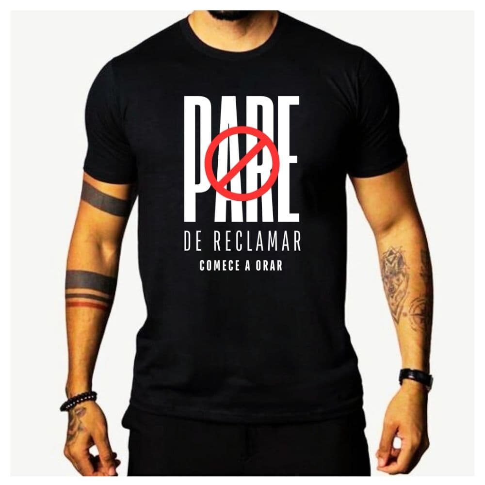Camiseta Para Ministério de Intercessão Oração Gospel Evangélica