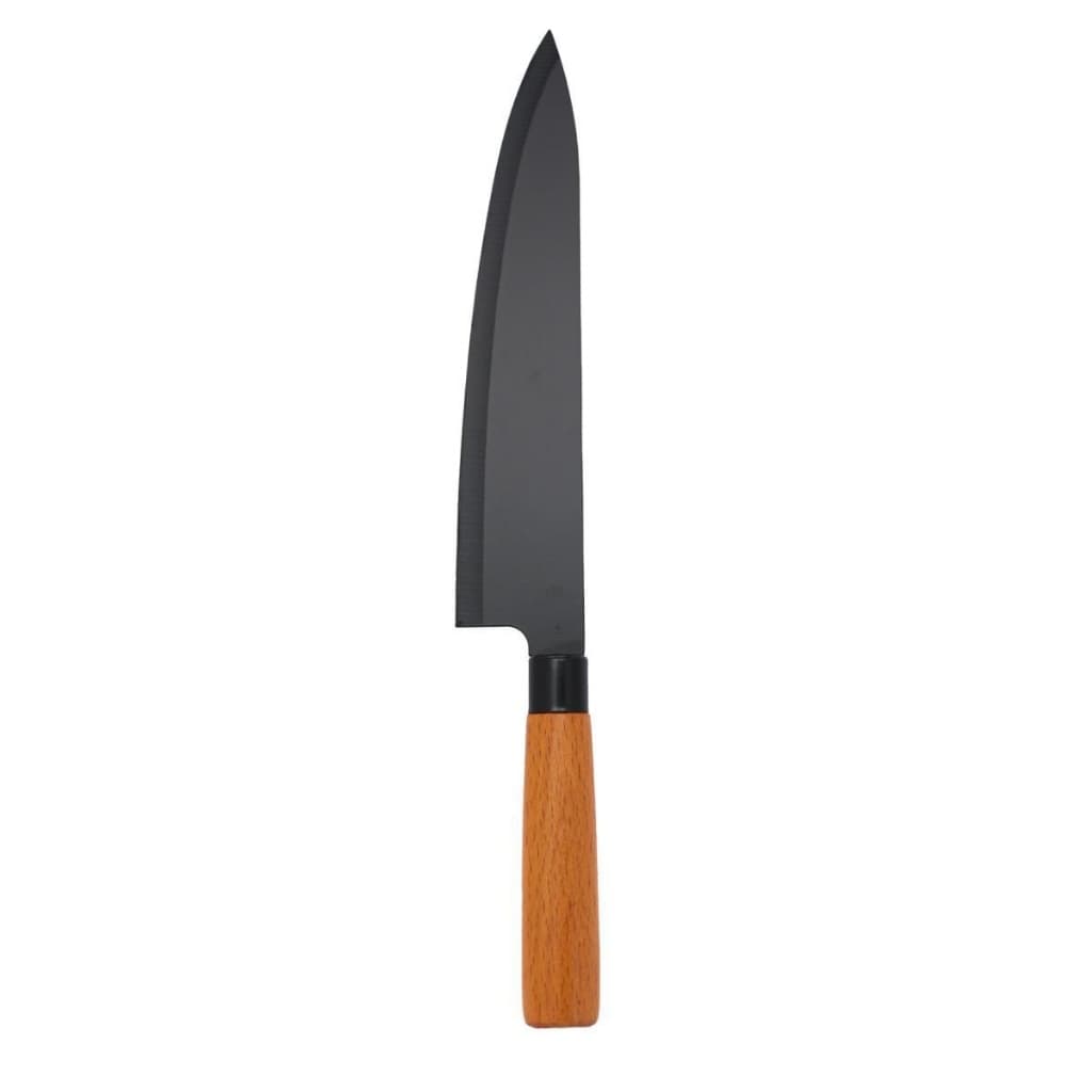 Faca Chef Aço Inox 33cm 8pol Churrasco Cozinha Yangzi