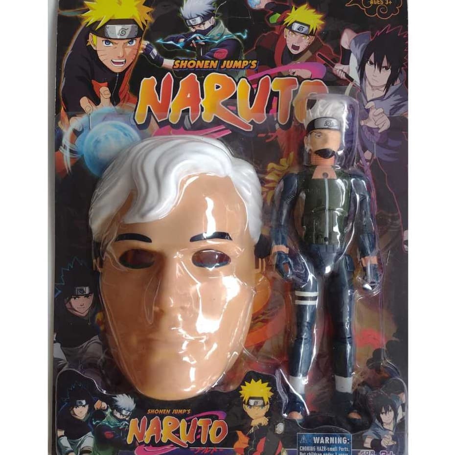 Brinquedo “Naruto” – Máscara e Boneco Inspirado em Kakashi Hatake