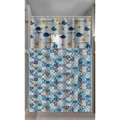 Cortina de Plastico de Box com visor