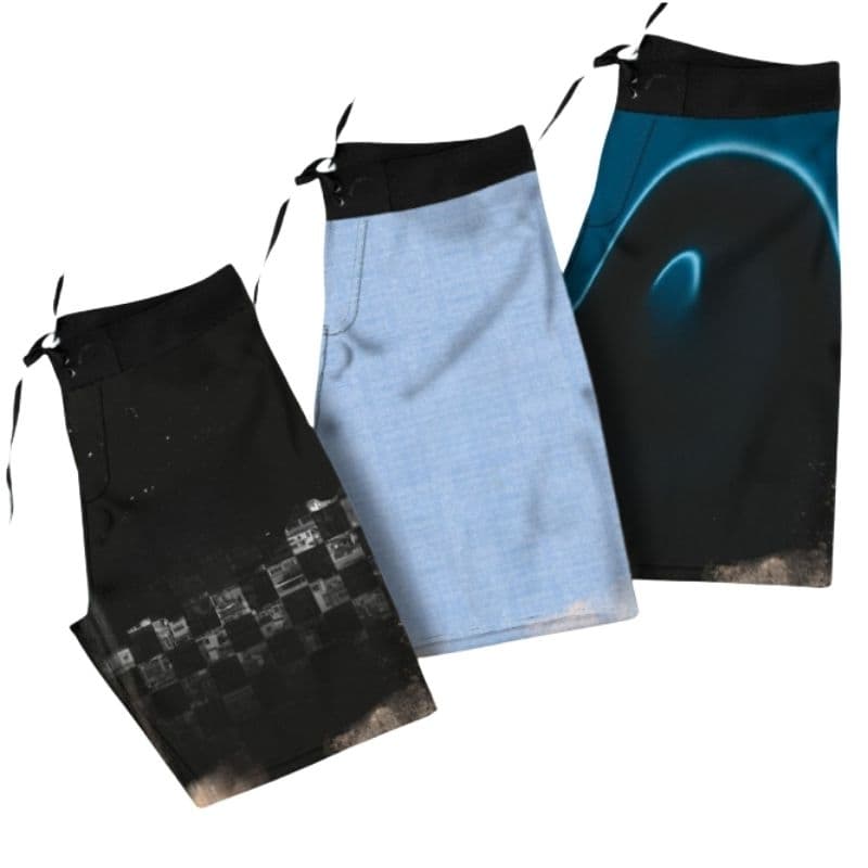 1 Bermuda de Surf Masculina em Elastano para Adultos – Estampas Modernas, Conforto e Secagem Rápida