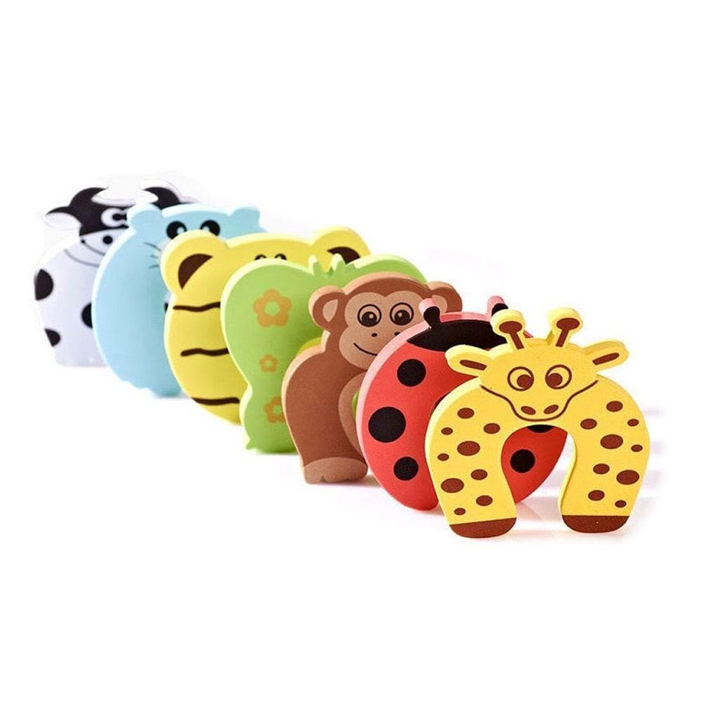 Kit 4 Protetor de Porta Salva Dedos Infantil Bebê Trava EVA
