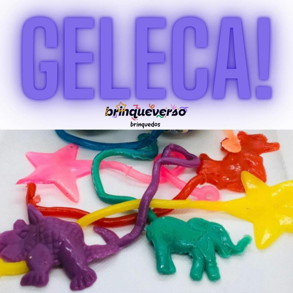 12/24 UN Brinquedos Geleca fora da cápsula. Ideal para lembrancinhas de festas.