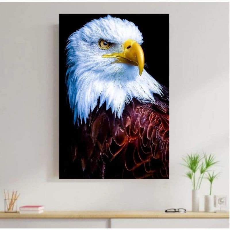 Quadro decorativo Animal ÁGUIA 70x50cm