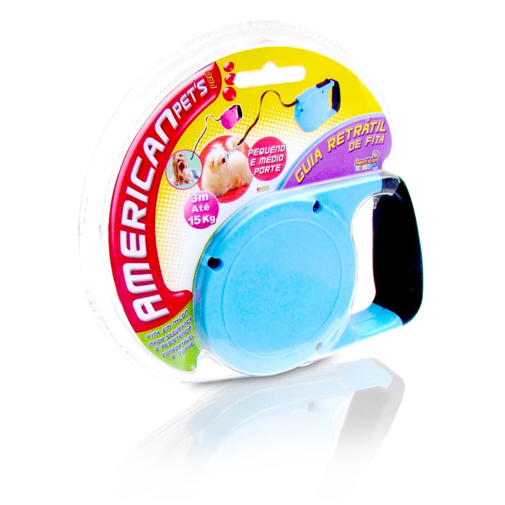 GUIA RETRÁTIL DE FITA AMERICAN PRO 3MT 15KG