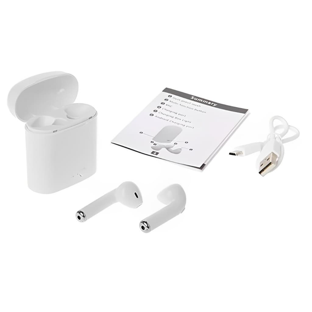 1/2/3/4 Fone Sem Fio i7S Tws Bluetooth 5.0 Com Microfone