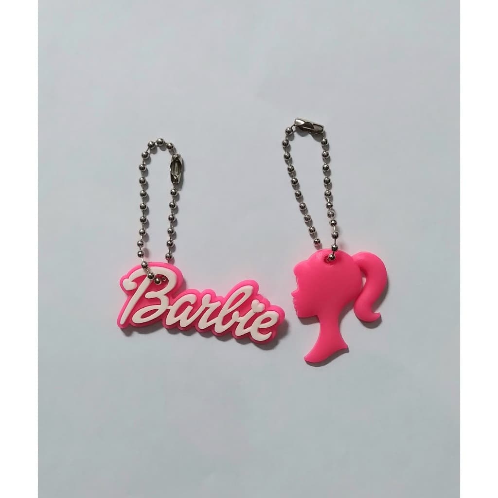 Kit 2 Chaveiro Barbie pingente emborrachado
