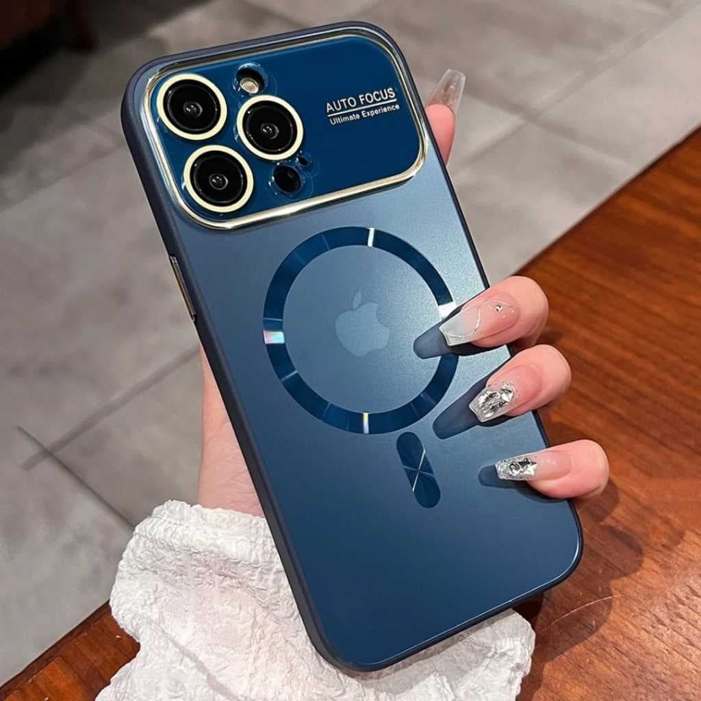 Caixa Protetora De Vidro Magnético Iphone  Anti-Impressão Digital
