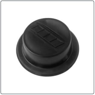 KIT CALOTA CENTRO DE RODA ORIGINAL FIORINO 91/14 FIAT 147 76/87 PRETO (4PÇS)