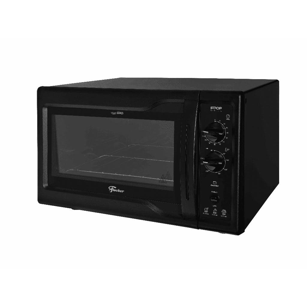 Forno Elétrico Fischer Pop Grill Preto Bancada 44L 220V
