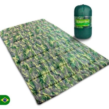 Colchonete Acampamento Camping Casal Pesca Retiro Ginástica Camuflado 190x130cm
