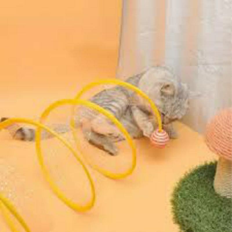 Tunel de mola para gatos