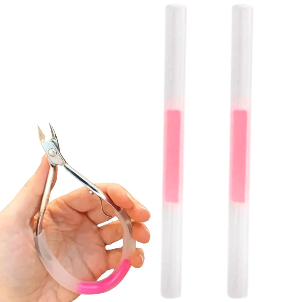 Kit 02 Mola de Silicone Para Alicate de Unha Cutículas Manicure Pedicure Profissional