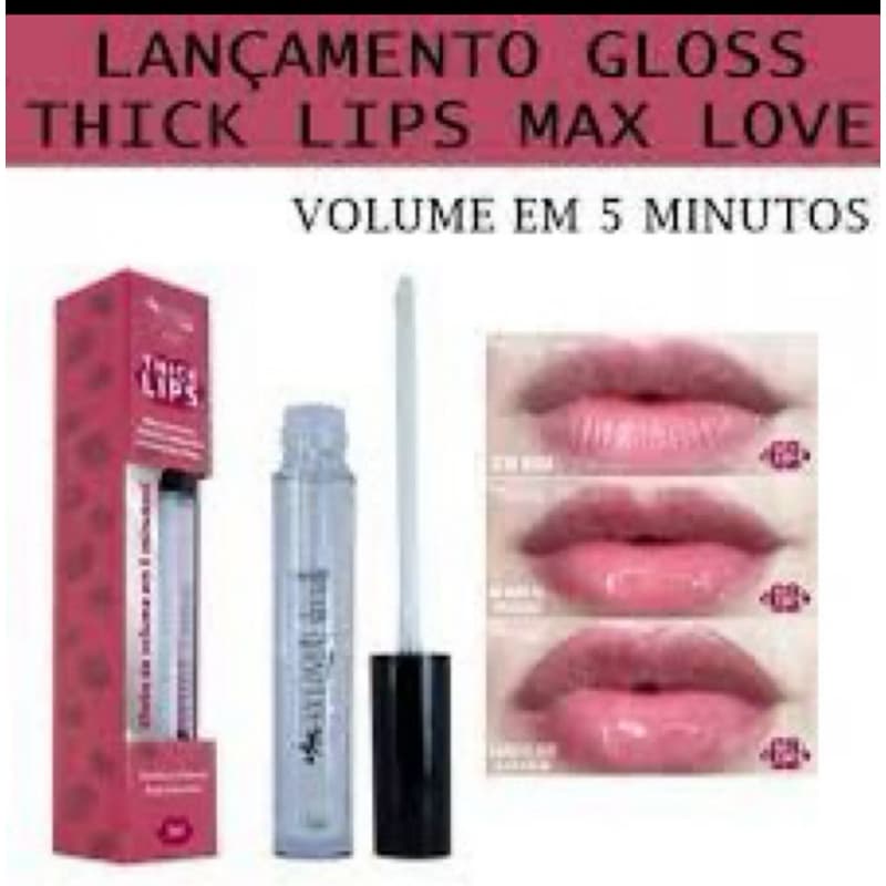 Gloss Lip volumoso Max love