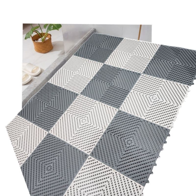 kit 08 tapete modular 30x30 canil Pet higiene banheiro