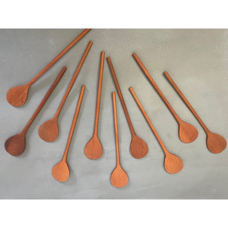 Kit 2/4/6/8 Colher de suco pequena 18cm bailarina colherzinha cozinha colher sobremesa mini colher