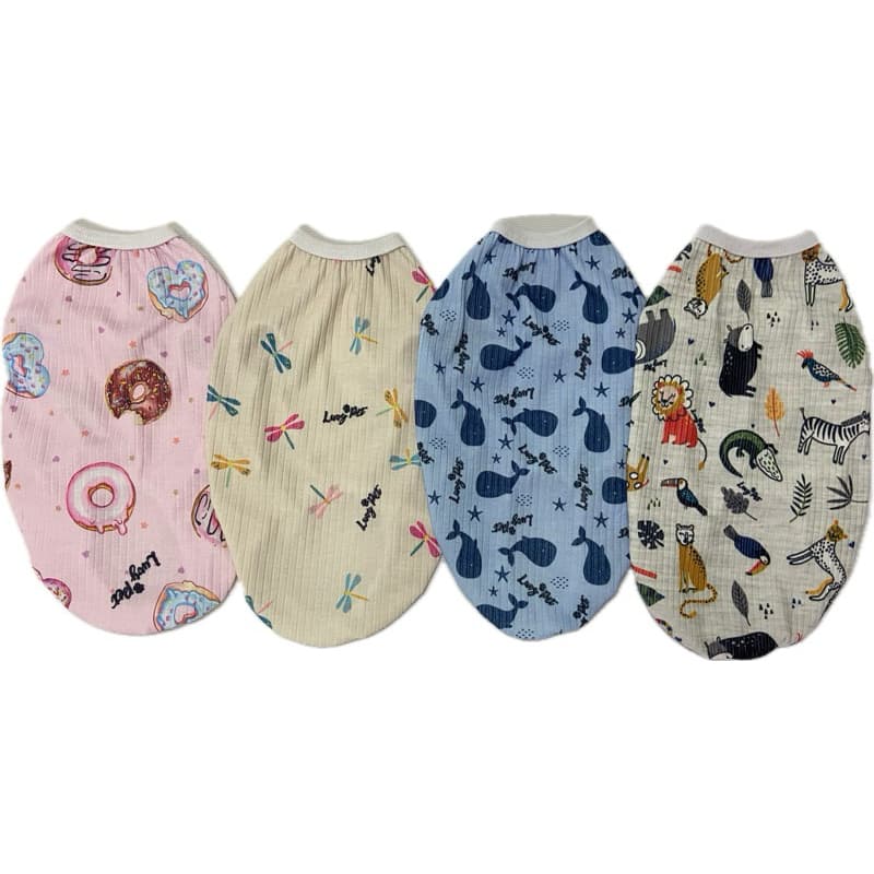Roupa Pet Canelada estampada para Cães e Gatos