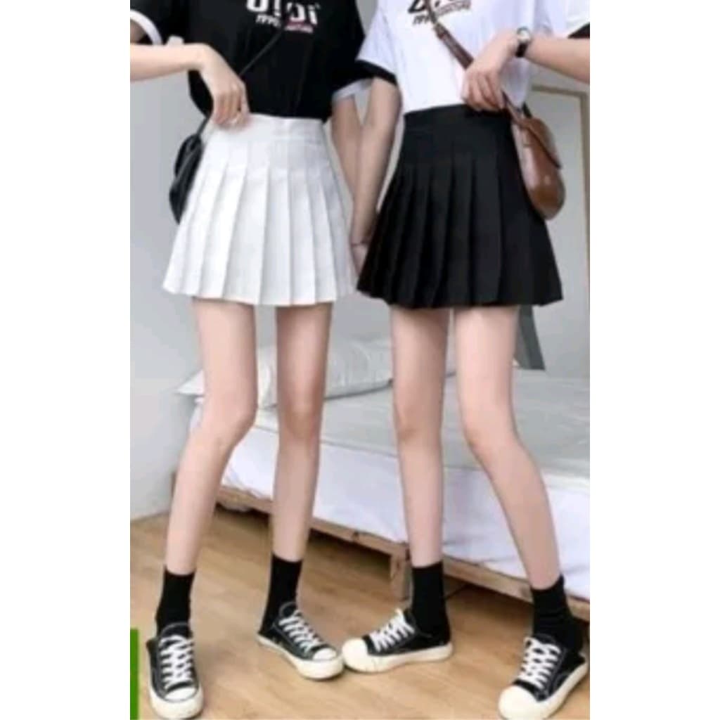 Saia Lolita Anime Colegial Rodada Plissada Saias Kpop Cosplay Dorama k-pop