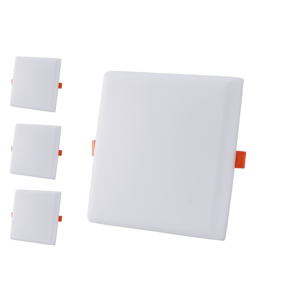 kit 3 Painel Plafon Quadrado Frameless 32w Borda Infinita Sobrepor e embutir 6500k 4000K 3000k Blumenau Iluminação
