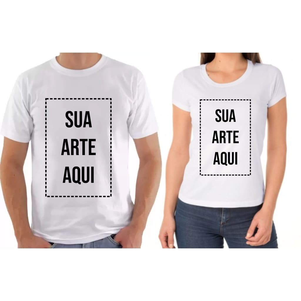 KIT 57 CAMISAS BRANCA PERSONALIZADAS