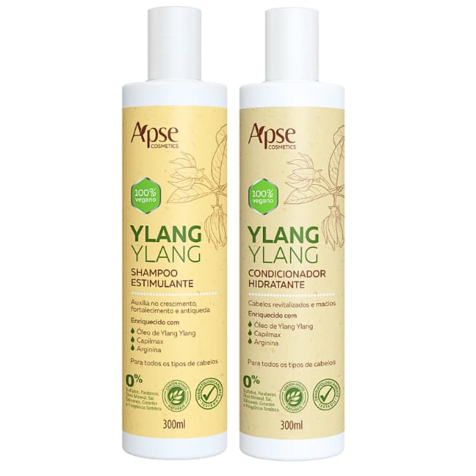 Kit Apse Ylang Shampoo + Condicionador - Crescimento e Anti-queda