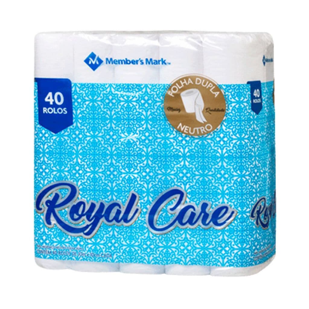 Papel Higiênico Folha Dupla Member's Mark 30m com 40 Unidades